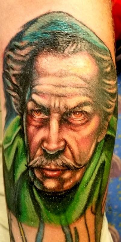 vincent price tattoo|Vincent Price portrait tattoo by Jesse Neumann: TattooNOW.